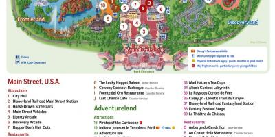 Žemėlapis Disneyland Paris