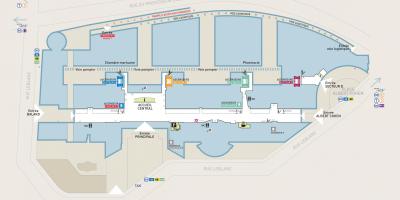 Žemėlapis Georges-Pompidou ligoninėje