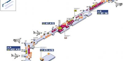 Žemėlapis Pietų Orly oro uostas