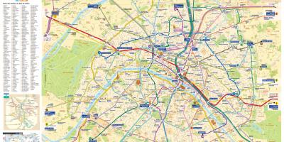 Žemėlapis RATP metro