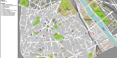 Žemėlapis 13 arrondissement Paryžiaus