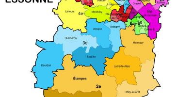 Žemėlapis Essonne