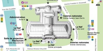Žemėlapis Grand Palais