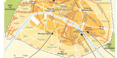 Žemėlapis Paris Haussmann
