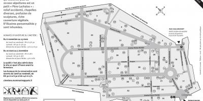 Žemėlapis Monmartro Kapinės