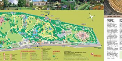 Žemėlapis Parc de Bagatelle