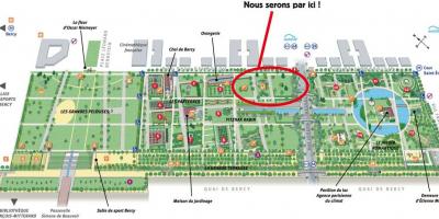 Žemėlapis Parc de Bercy