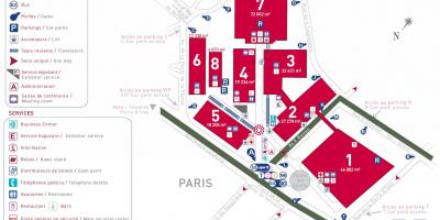 Žemėlapis Paris expo