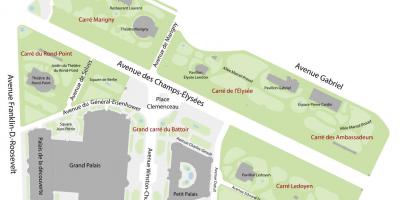 Žemėlapis Jardin des Champs-Elysées